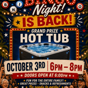 FAMILY BINGO NIGHT - OCTOBER 3RD 2026